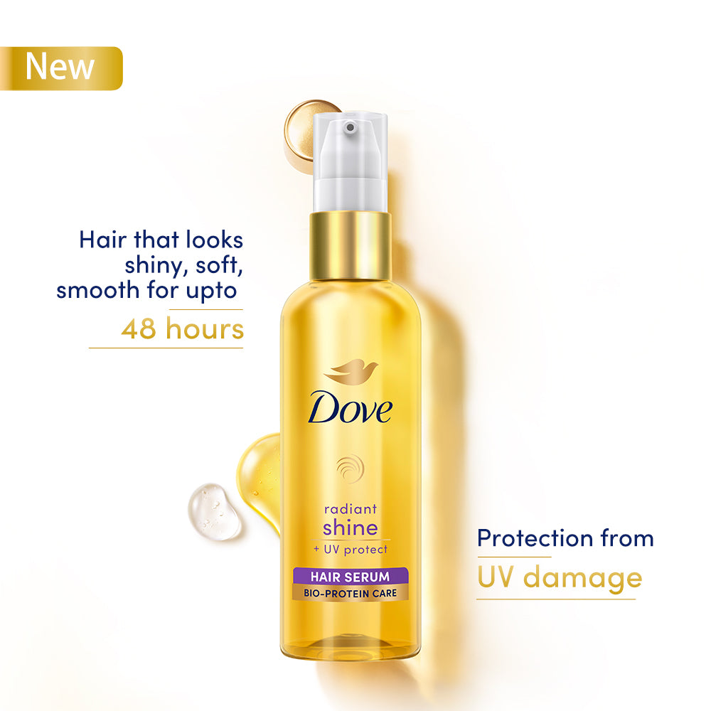 Dove radiant shine + UV protect  Hair serum 100 ml