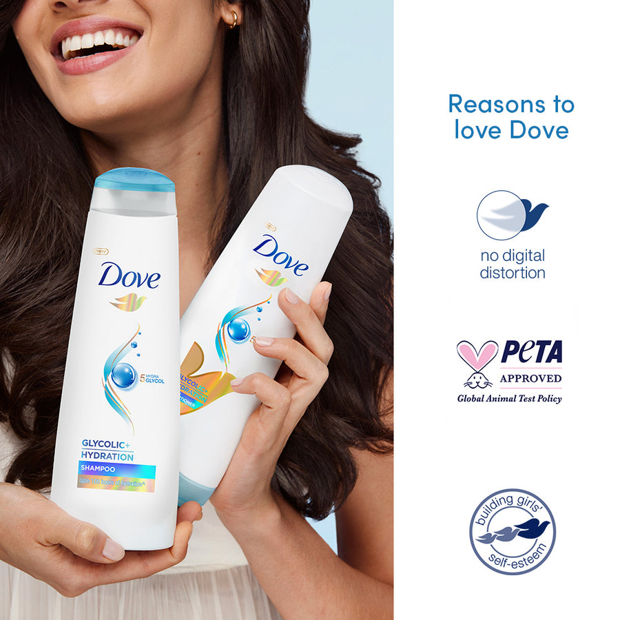 Dove Glycolic Hydration Shampoo - 180ml