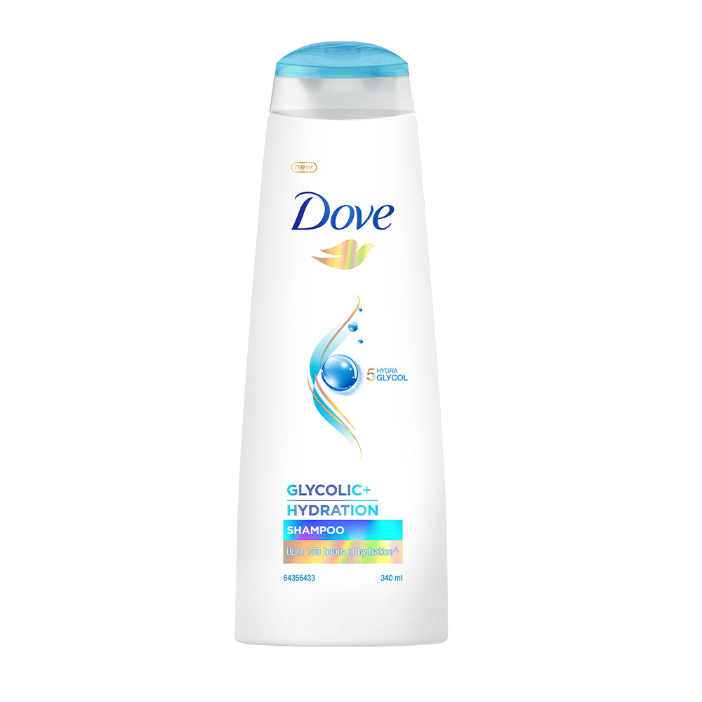 Dove Glycolic Hydration Shampoo - 340ml