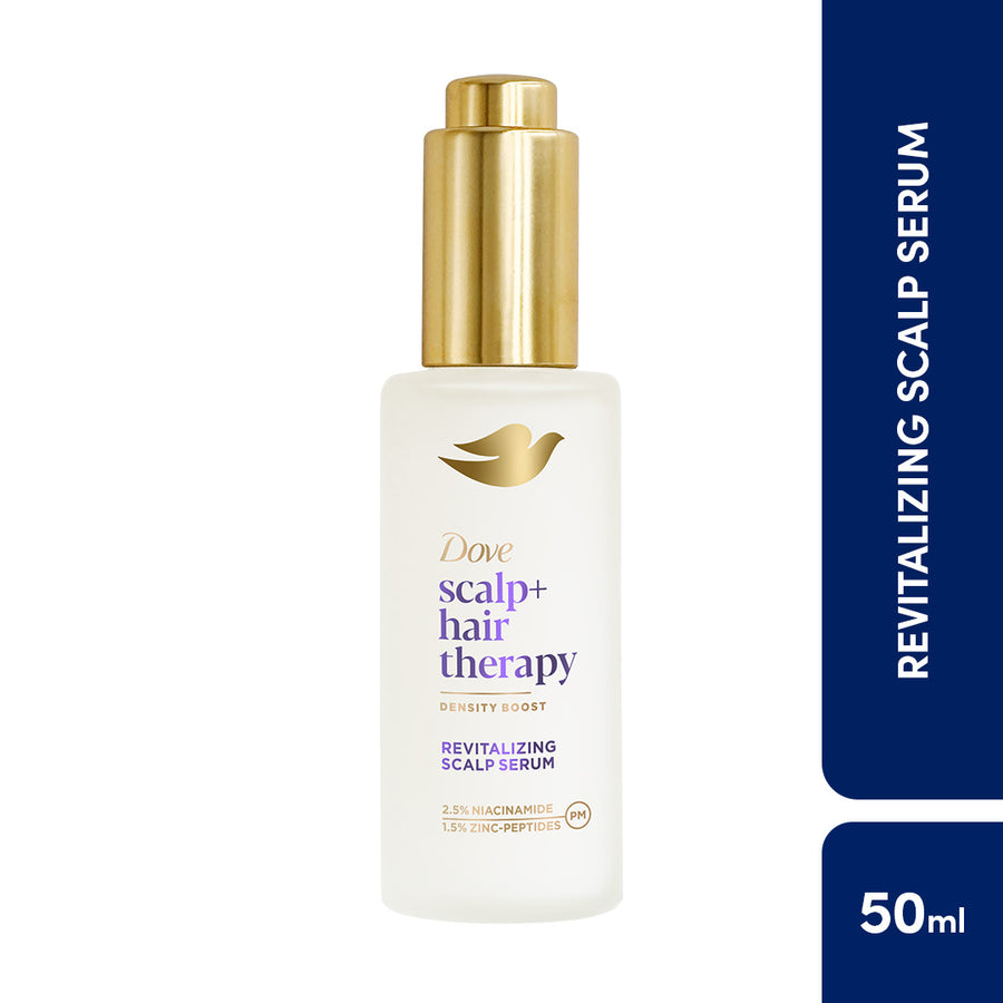 Dove Scalp+Hair Therapy Density Boost Revitalizing Scalp Serum- 2.5% Niacinamide &1.5% Zinc-peptides