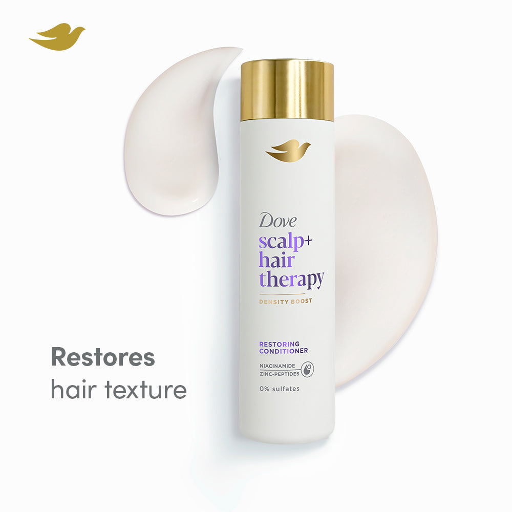 Dove Scalp+Hair Therapy Sulphate Free Density Boost Restoring Conditioner- Niacinamide&Zinc-Peptides