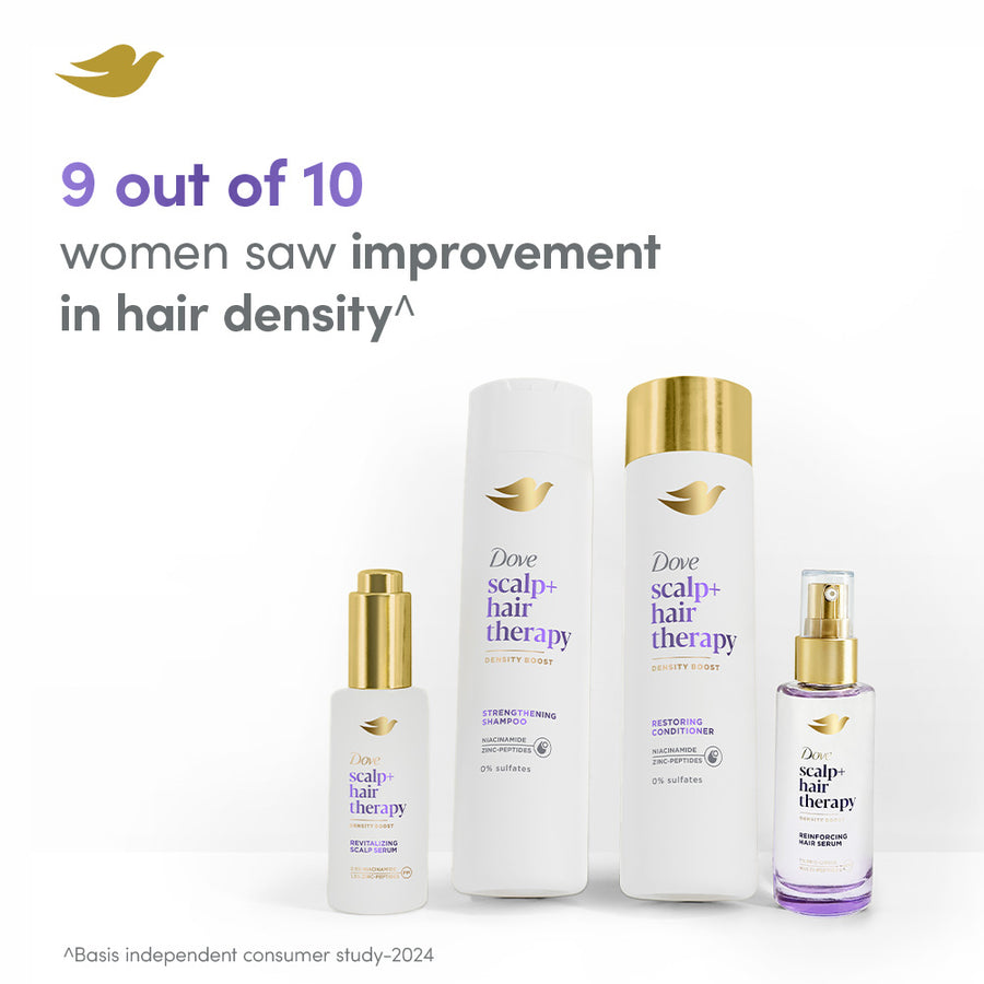 Dove Scalp+Hair Therapy Density Boost Reinforcing Hair Serum with 1% Pro-Lipids & Multi-peptides