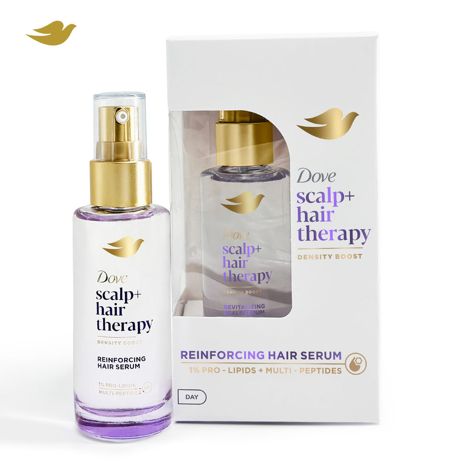 Dove Scalp+Hair Therapy Density Boost Reinforcing Hair Serum with 1% Pro-Lipids & Multi-peptides