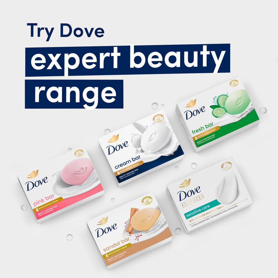 Dove Cream Beauty Bar - Soft|| Smooth|| Moisturised Skin|| 3X75 g