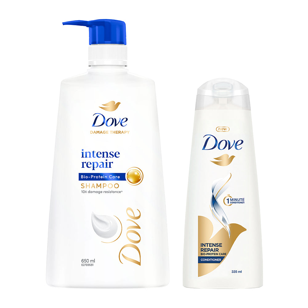 Intense Repair Shampoo 650ml & Conditioner 335ml (Combo Pack)